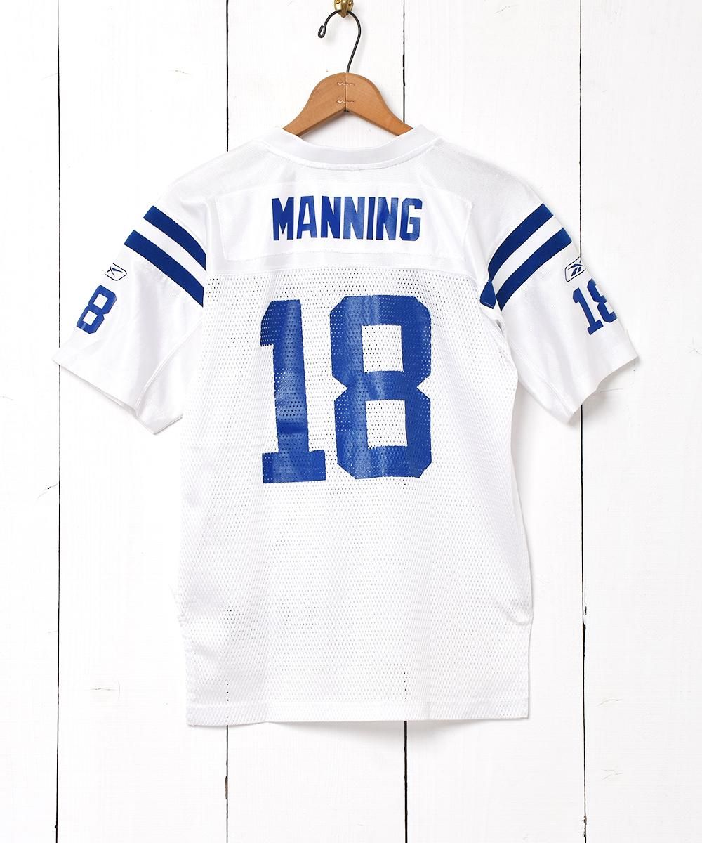 【古着】インディアナポリス・コルツ NFL ゲームシャツ　ブルー　85番 古着】インディアナポリス・コルツ NFL ゲームシャツ ブルー 85