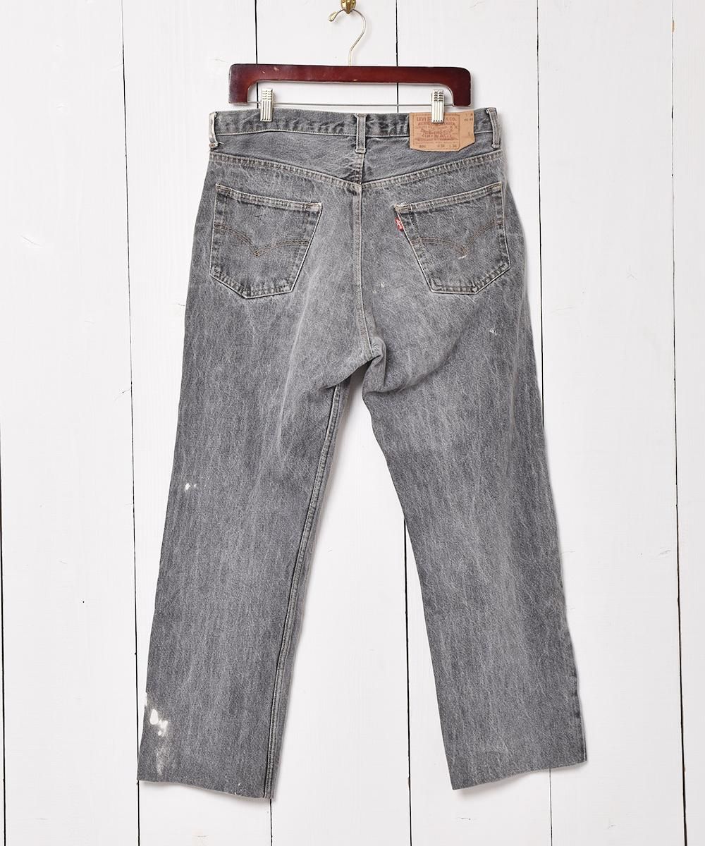 アメリカ製 Levis 501 ブラックデニム W34 - 古着屋グレープフルーツ 