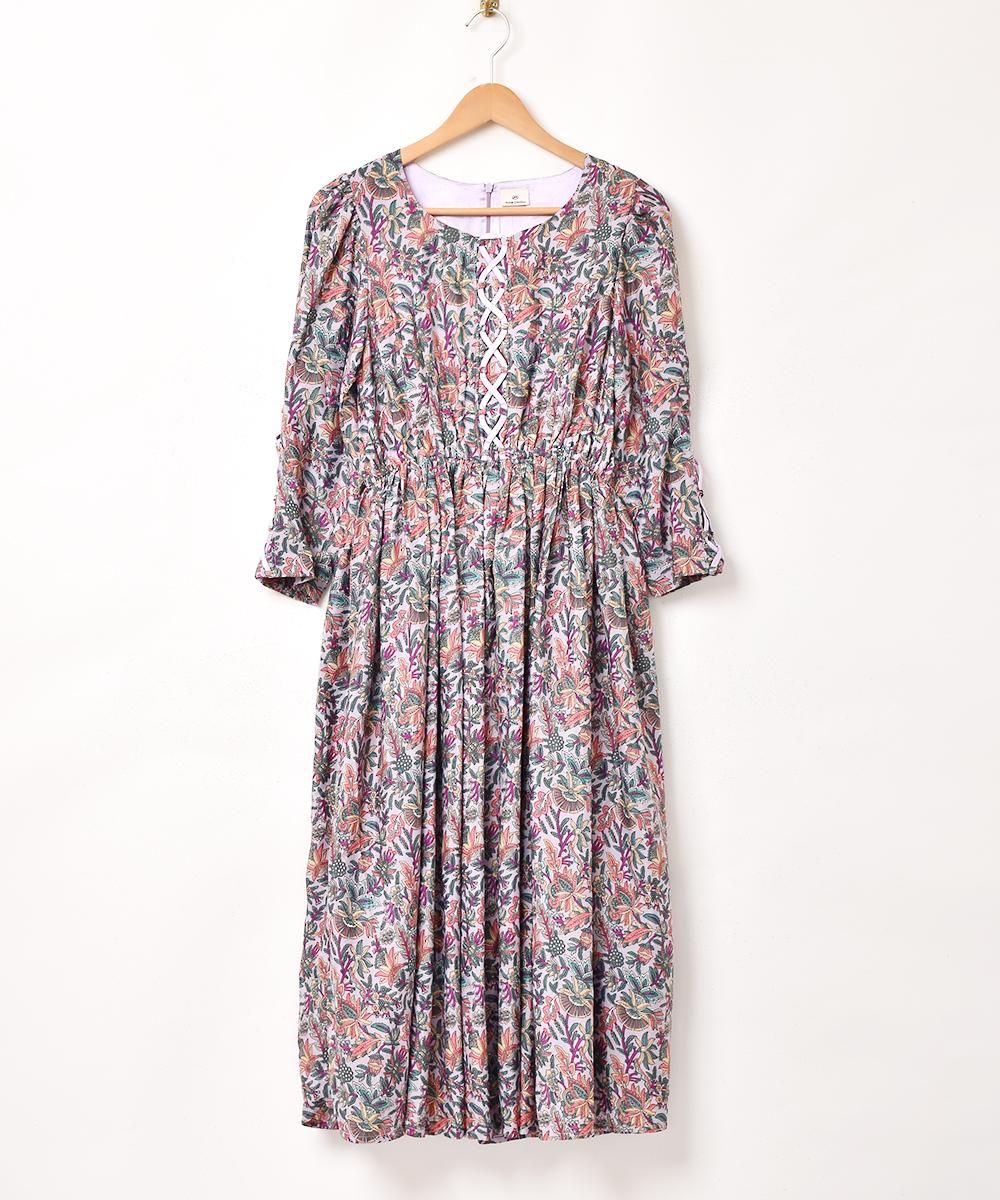 Merlette ワンピース 長袖 22SS新作】Merlette マーレット ESSAOURIA コットンティアード