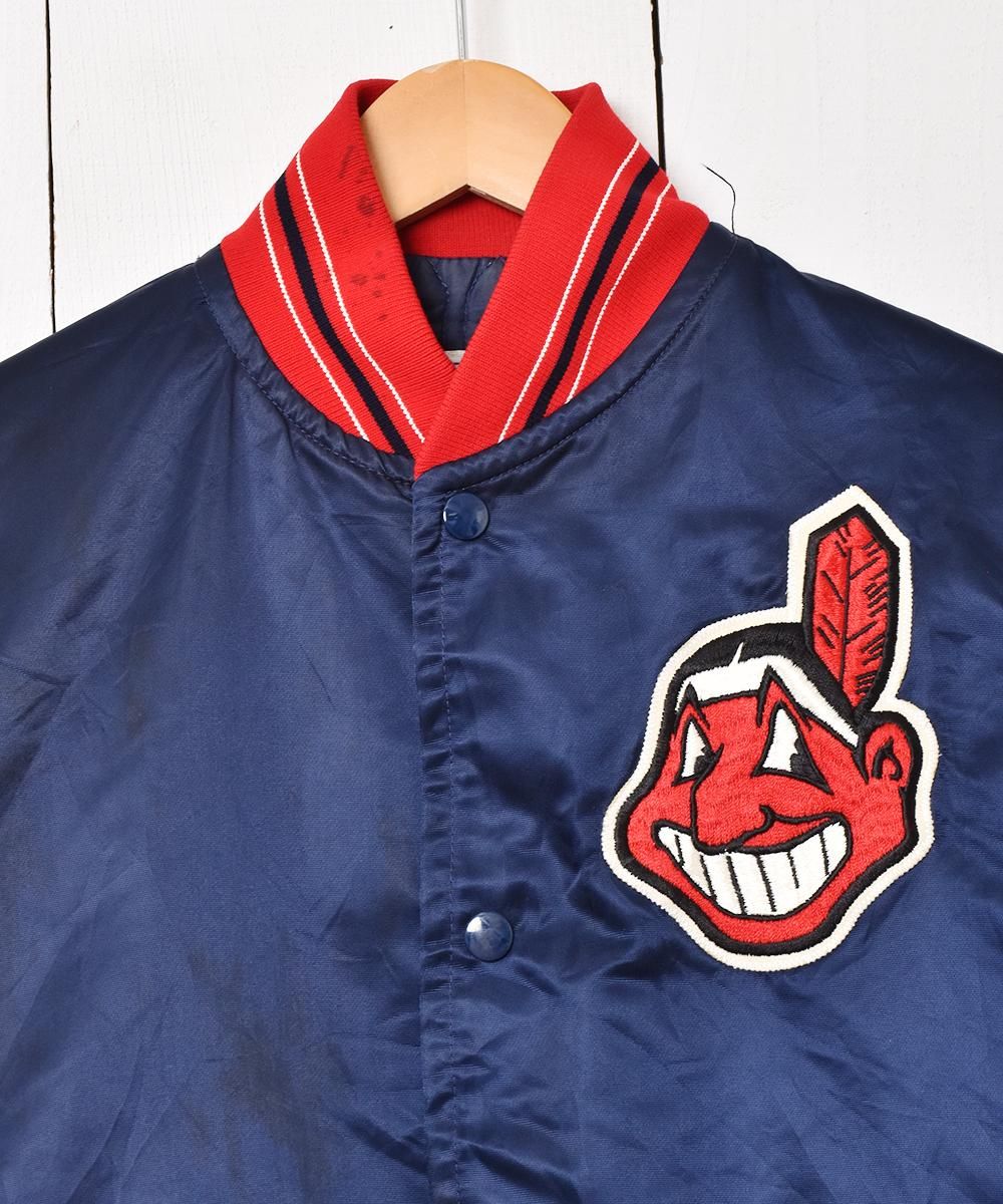 90's Cleveland Indians スタジアムジャケット - 古着屋 90's Cleveland Indians スタジアムジャケット - 古着屋