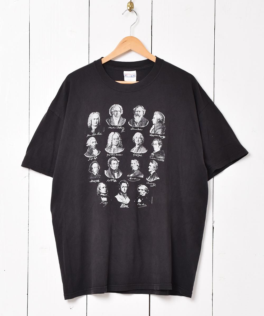 USA製】90s Buckwheat ヴィンテージ 偉人プリントTシャツ L トップス