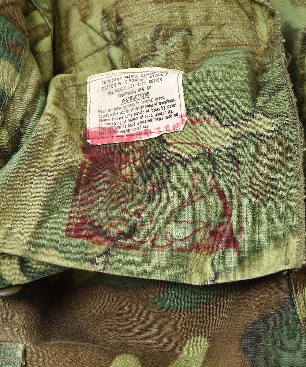 アメリカ軍 69年製 ジャングルファティーグパンツ - 古着屋