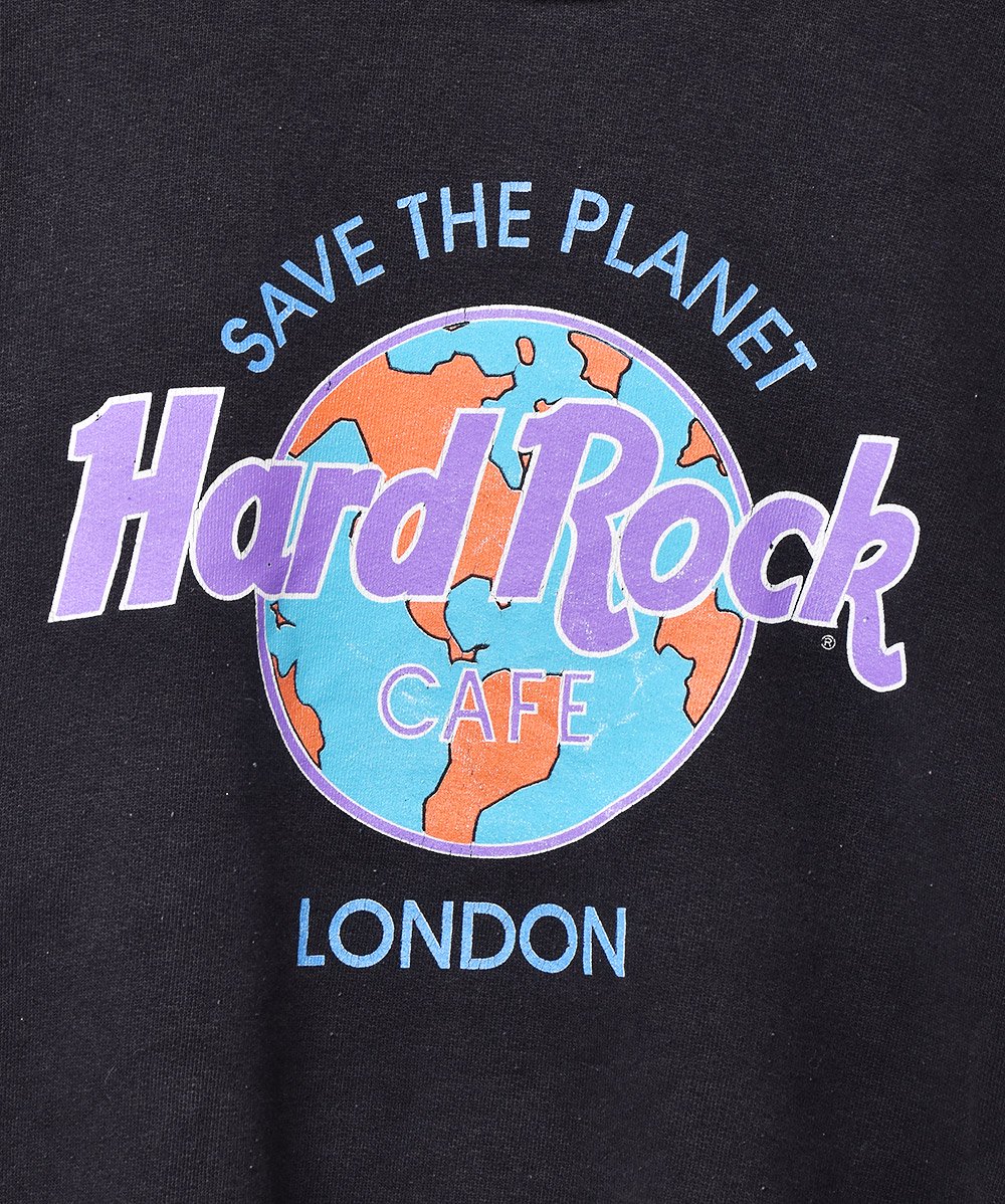 Hard Rock CAFE」 LONDON プリントスウェットシャツ - 古着のネット