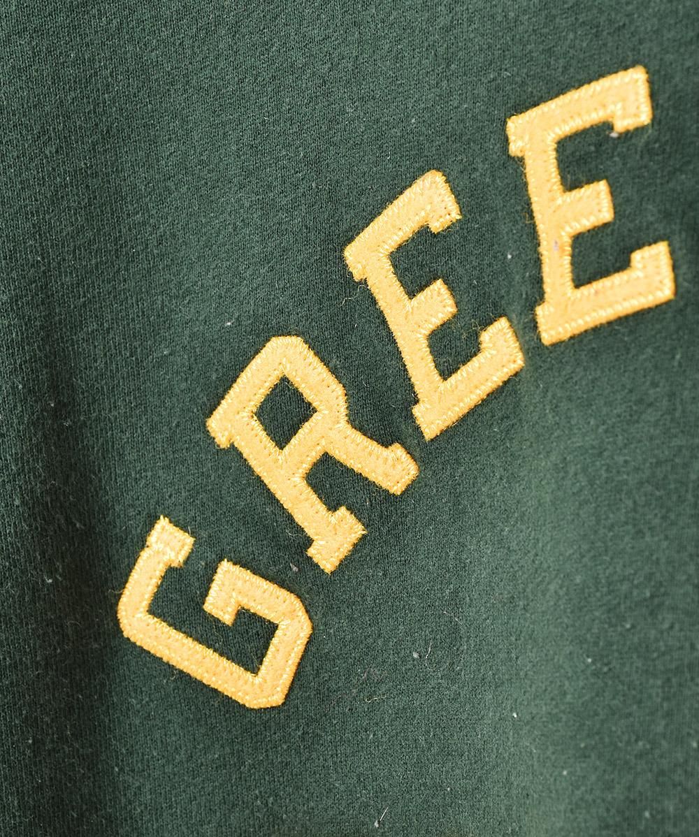 アメリカ製 GREEN BAY PACKERS ロゴ刺繍 スウェットシャツ アメリカ製 GREEN BAY PACKERS ロゴ刺繍 スウェットシャツ