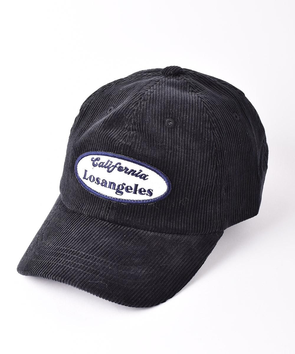 3色展開】刺繍入り コーデュロイ キャップ 「Losangeles 3色展開】刺繍入り コーデュロイ キャップ 「Losangeles