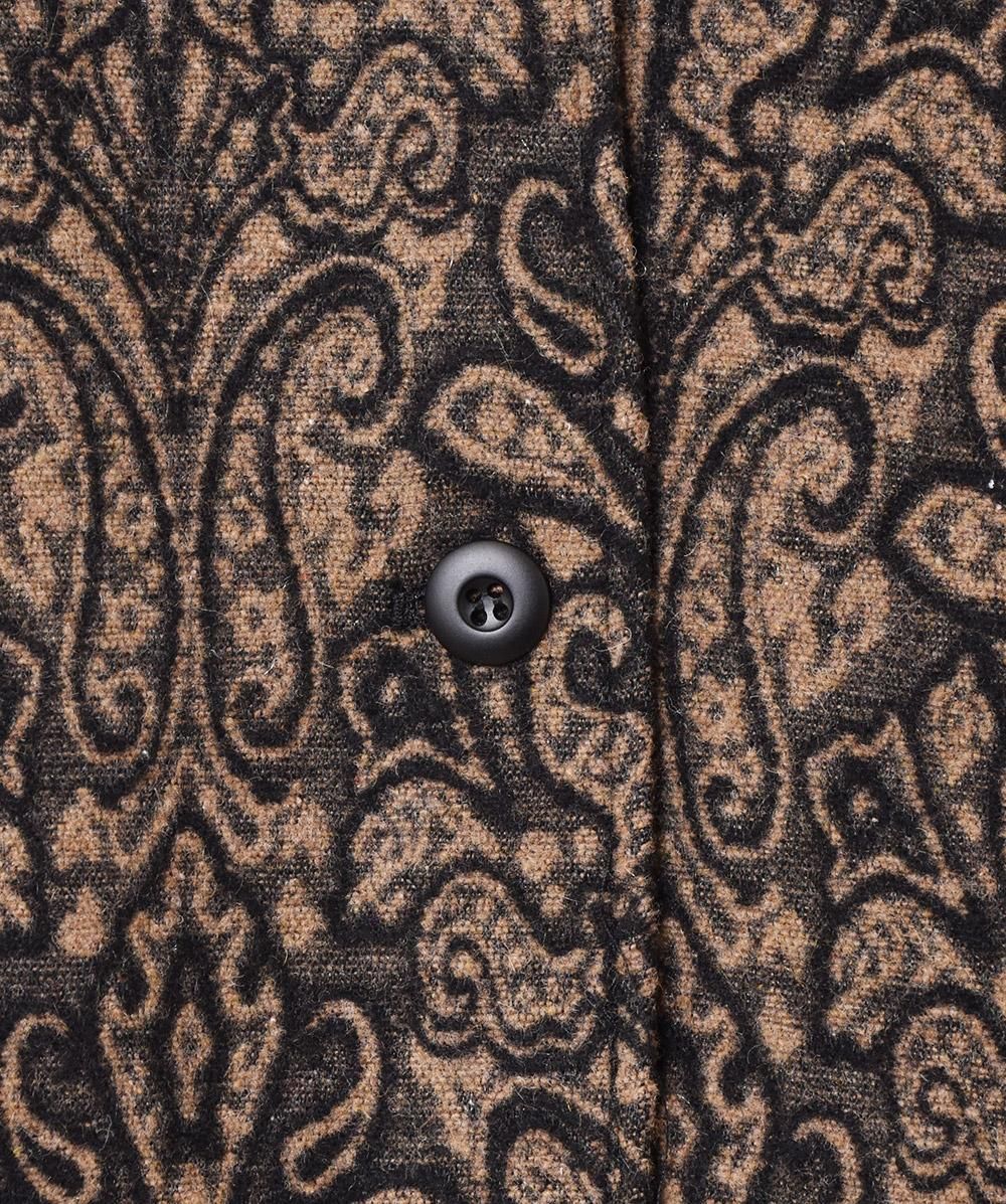 2色展開】「Meridian」ペイズリー柄 ジャガード ジャケット ベージュ