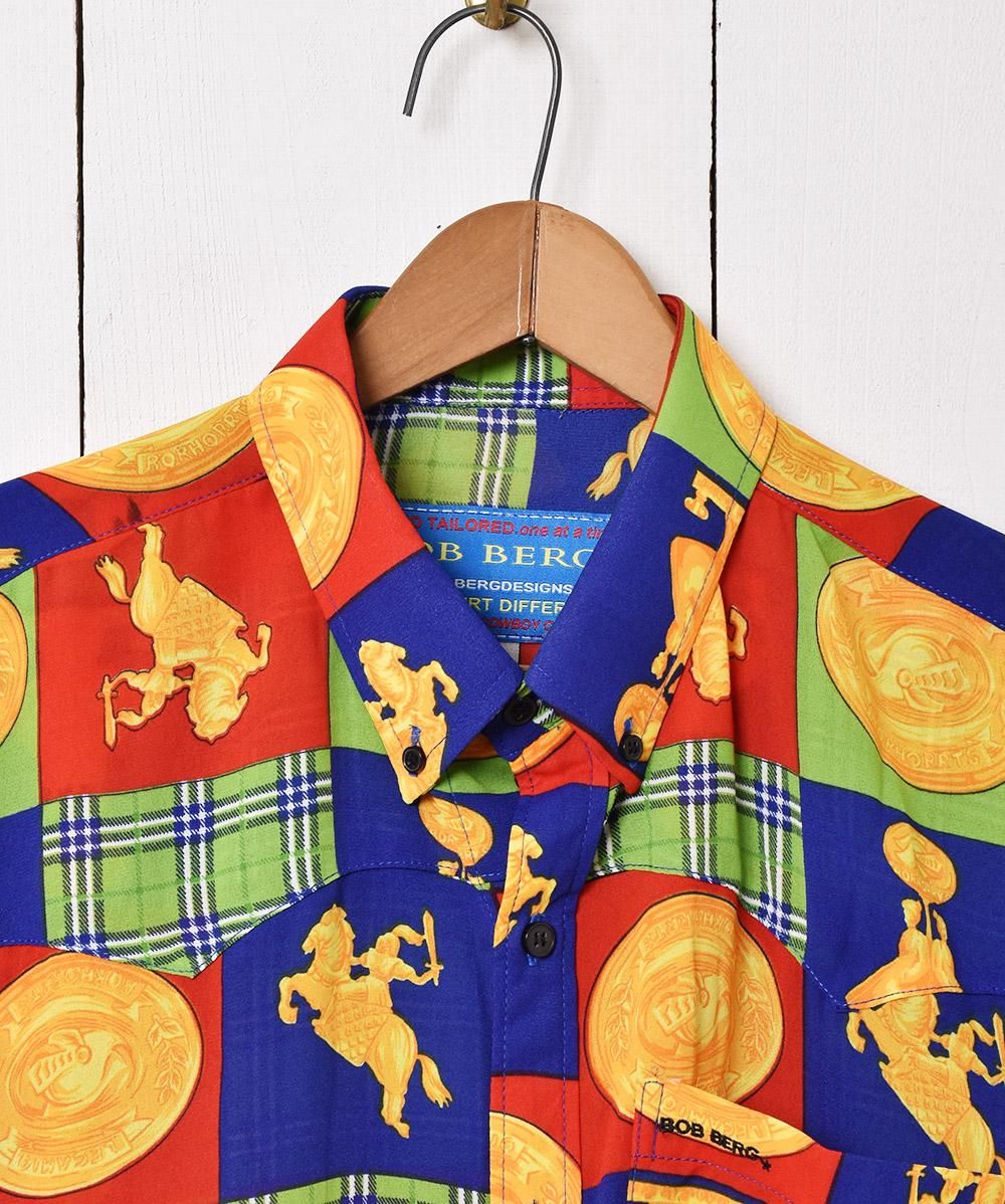 MAATEE＆SONS 長袖シャツ総柄マルチカラーL