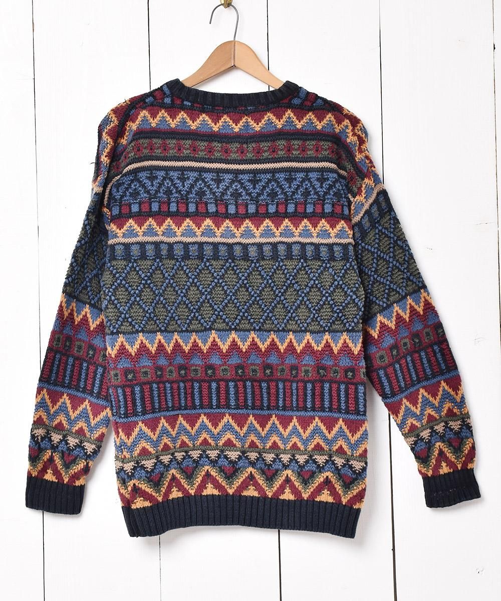 RANKVintage/Made in the UK/英国製★セントマイケル/St.Michael★コットンセーター【36-38/76-81cm/men's-S-M/水色】knit/sweater◆cBH369 BUZZBERGcBH369h-5th