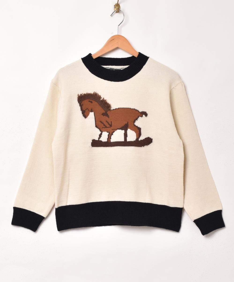 JIGGYS SHOP セーター ニット モックネック ワッフル畦編み
