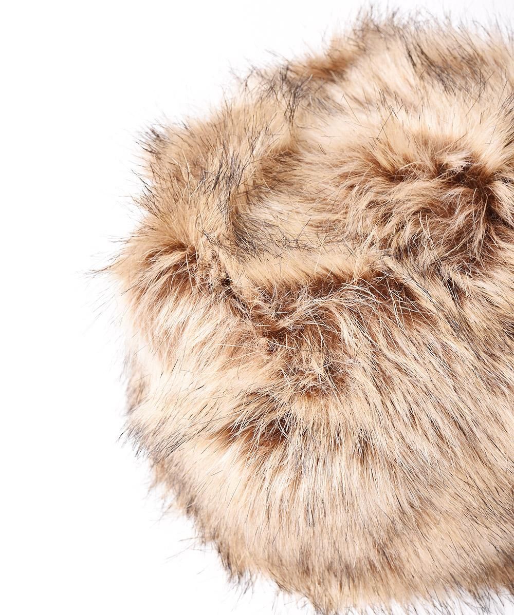 3色展開】フェイクファー ロシアンハット ブラウン - 古着屋