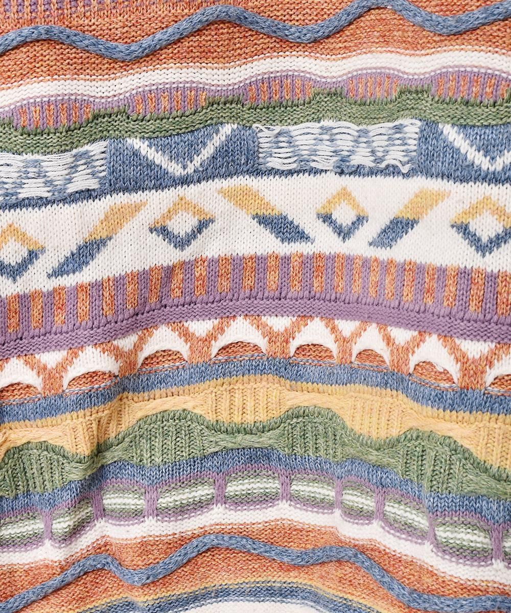 イギリス製 SWEATER SHOP 3D デザインセーター - 古着屋 イギリス製 SWEATER SHOP 3D デザインセーター - 古着屋