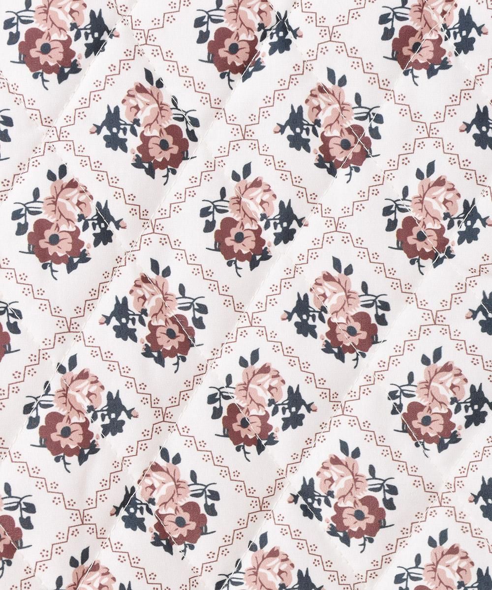 Elcamino」花柄 パイピング キルティングジャケット - 古着屋