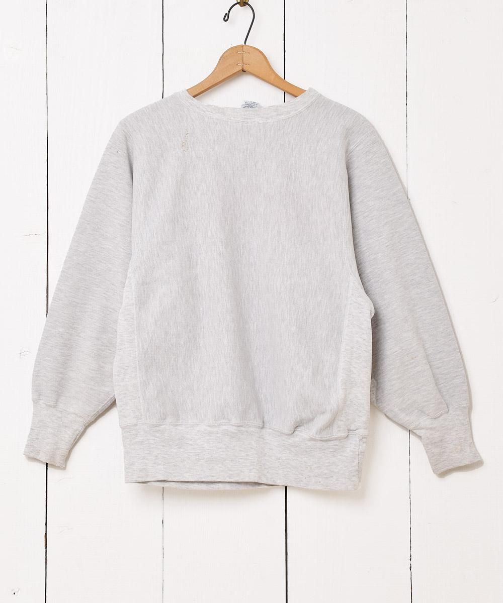 Champion リバースウィーブ 3段プリント スウェットシャツ Champion リバースウィーブ 3段プリント スウェットシャツ