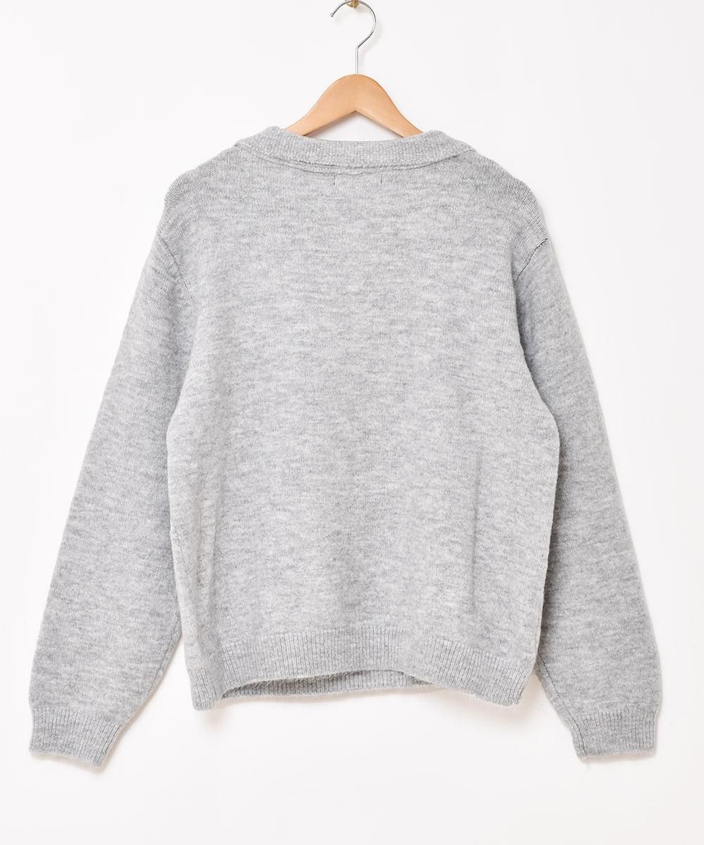 Meridian」PANDA 襟付きセーター - 古着屋グレープフルーツ ムーン