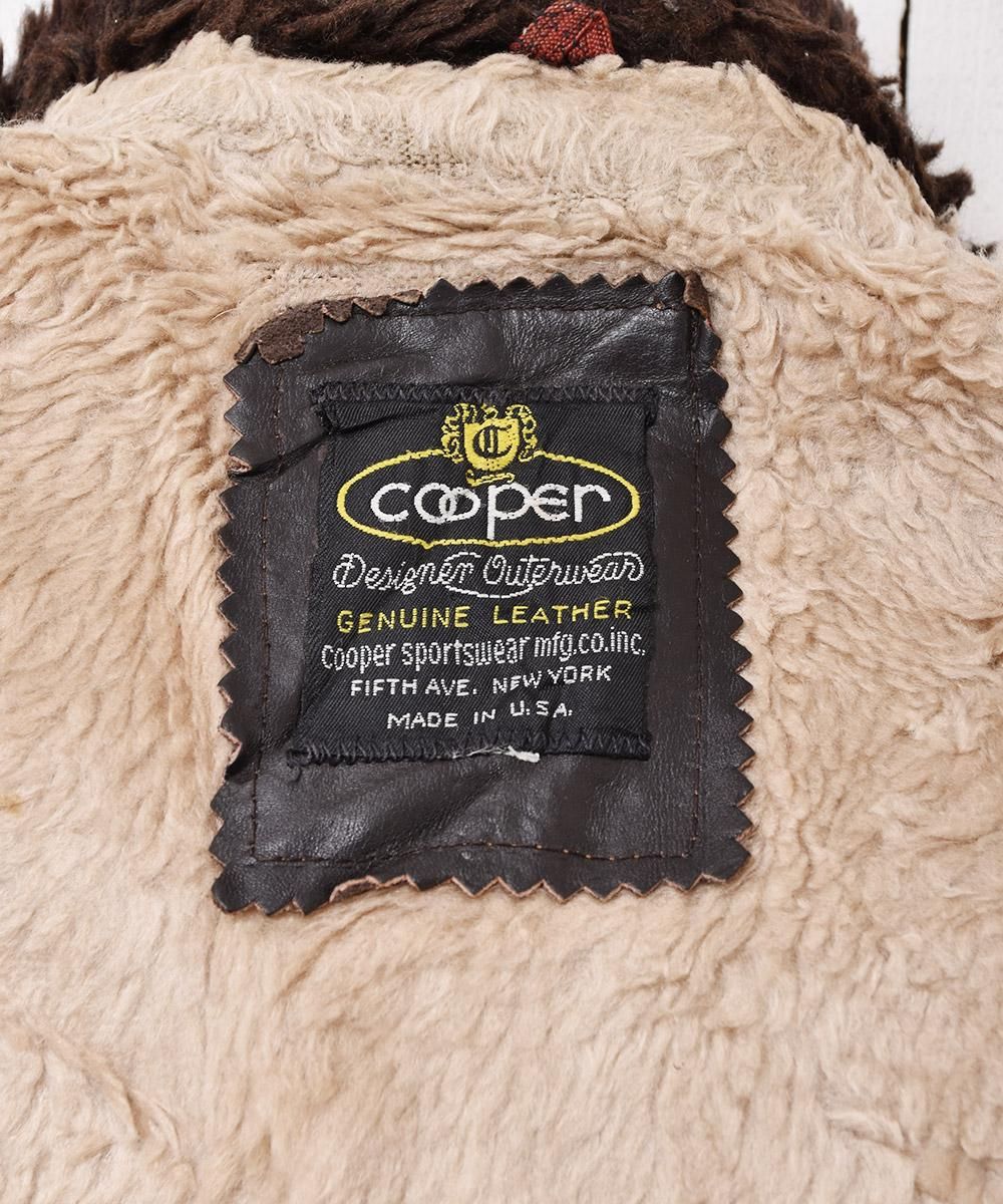 アメリカ製 cooper G-1タイプ ハンドペイント レザーフライト アメリカ製 cooper G-1タイプ ハンドペイント レザーフライト