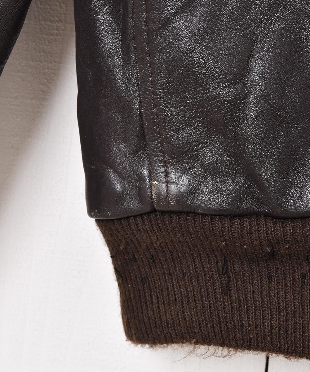 アメリカ製 cooper G-1タイプ ハンドペイント レザーフライト