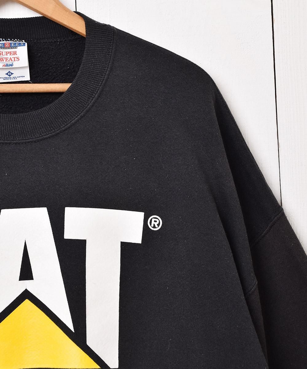 CAT キャタピラー企業 ロゴプリント スウェットシャツ - 古着屋
