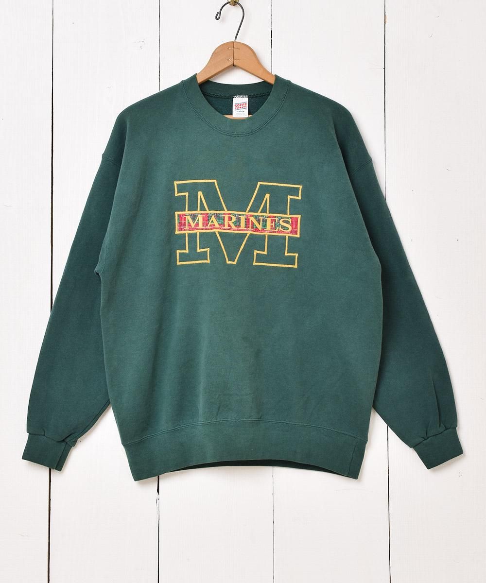 ブランドのギフト 90's アメリカ製 刺繍 スウェットシャツ - 古着屋 トップス
