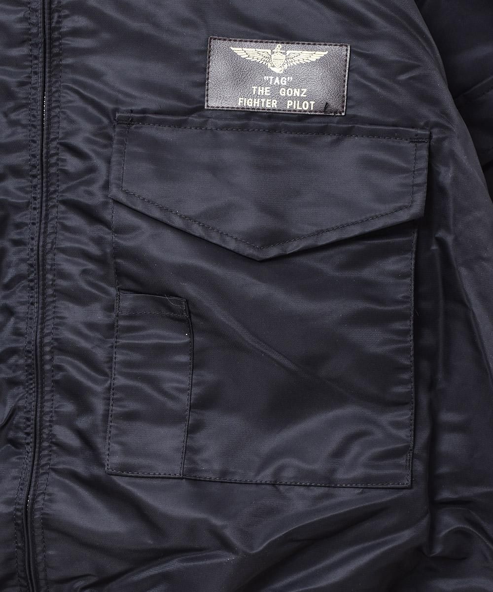 2色展開】「Backers」G-8 (WEP) タイプ フライトジャケット ブラック