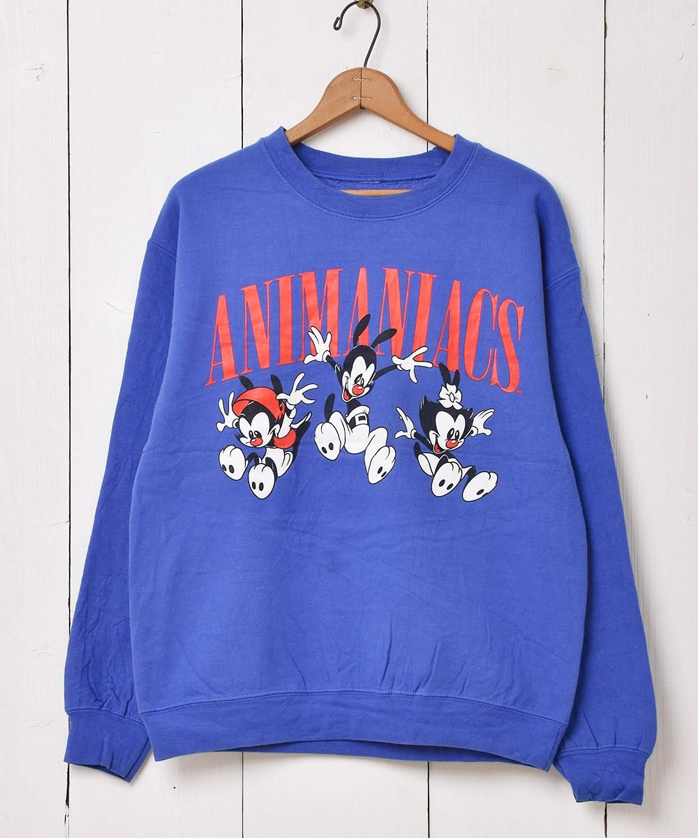 ANIMANIACS プリント スウェットシャツ - 古着屋