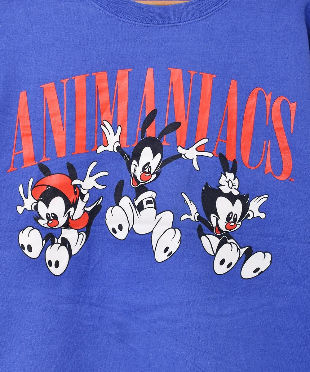 アメキャラ 古着 ANIMANIACS プリント スウェットシャツ - 古着屋