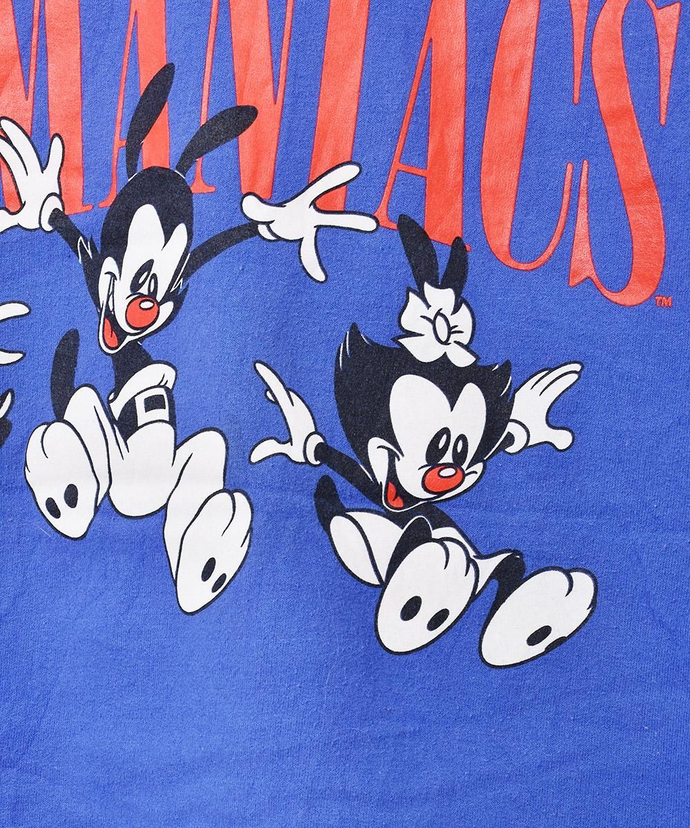 ANIMANIACS プリント スウェットシャツ - 古着屋 ANIMANIACS プリント スウェットシャツ - 古着屋