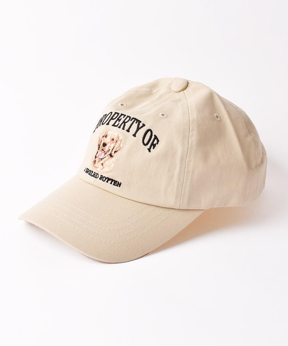 2色展開】コットンキャップ Dog ベージュ - 古着屋