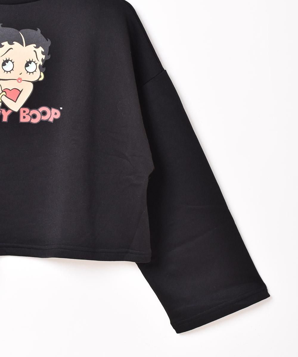 大特価】ライトグレー BETTY BOOP ベティちゃん スウェット