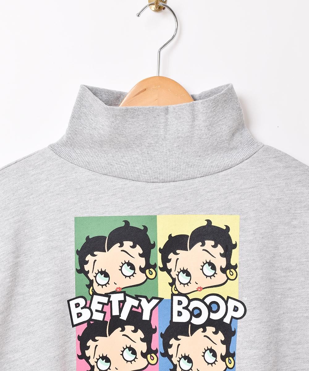 2色展開】「Meridian」「Betty Boop」 クロップド ハイネック