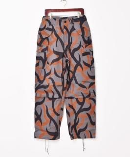 ラグ　リメイク　古着　パンツ　総柄 楽天市場】【古布リメイク裏地付き襤褸パンツ】夢屋藍染め縞絣