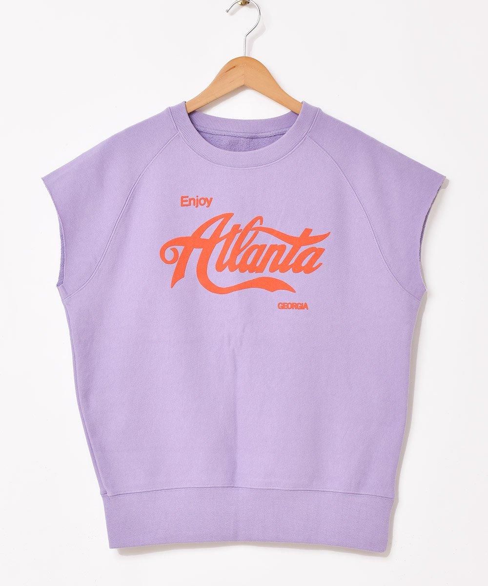 3色展開】ノースリーブ スウェット Atlanta ネイビー - 古着屋