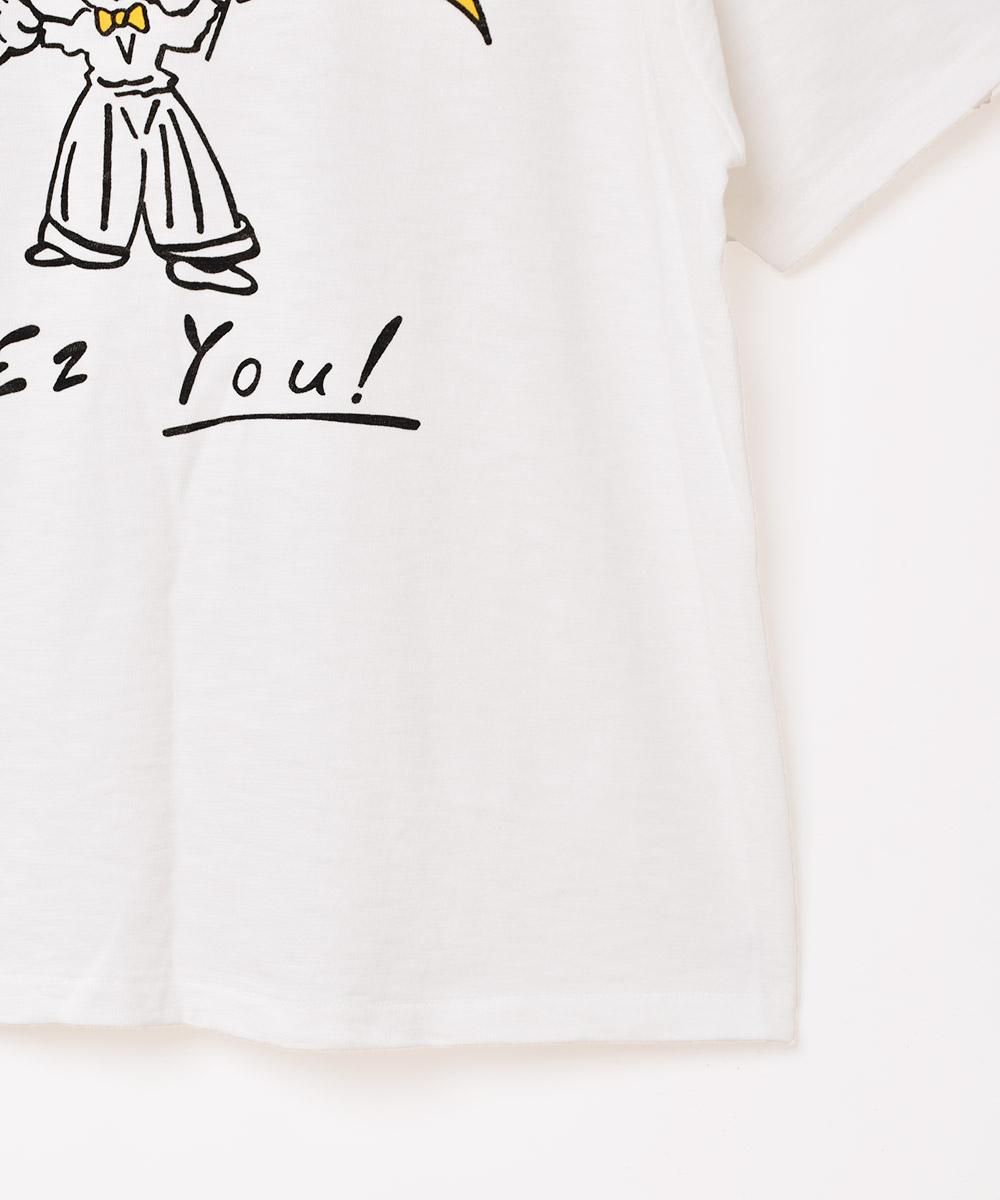 2色展開】プリントTシャツ 「LOSANGELES BOY」 ホワイト - 古着屋