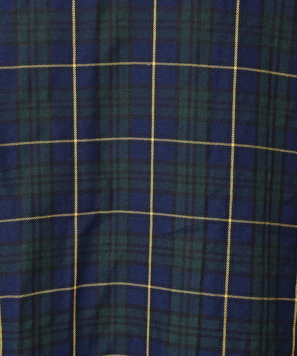 2色展開】「Meridian」長袖 タータンチェック ボウタイブラウス