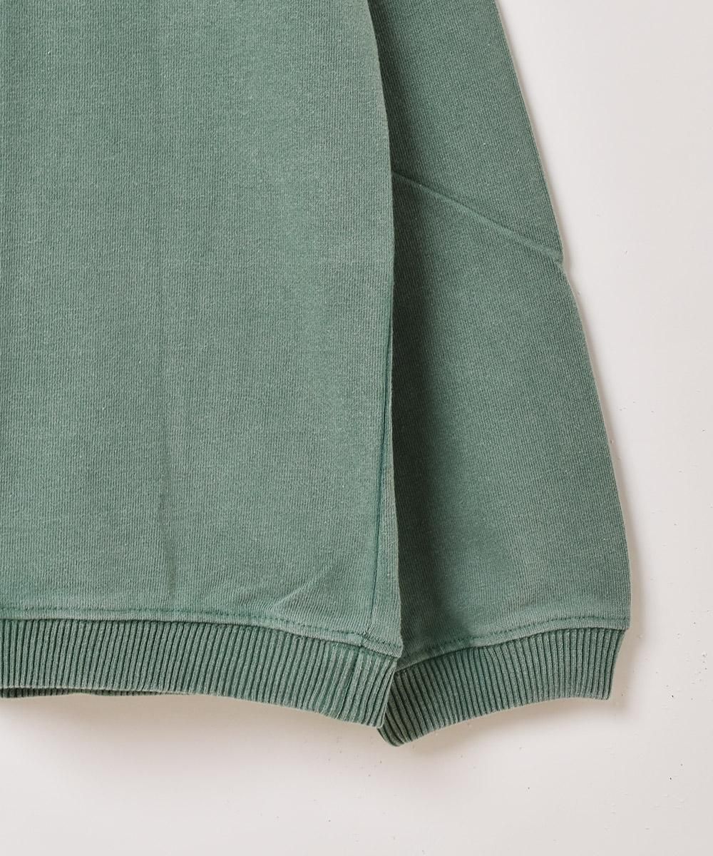 3色展開】「Backers」無地 コットン スウェット グリーン - 古着