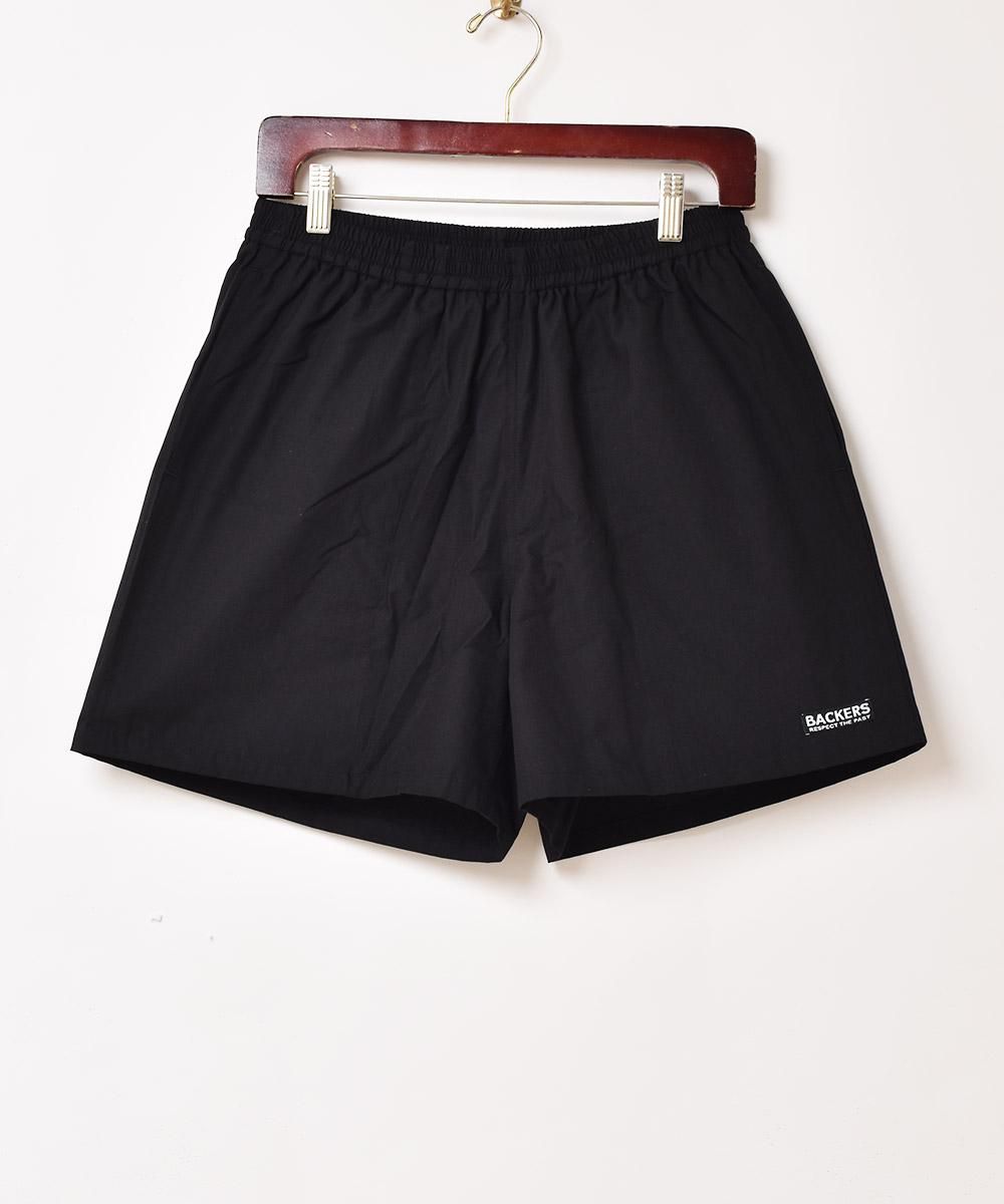 Backersロゴイージーショートパンツ|黒 - 古着屋