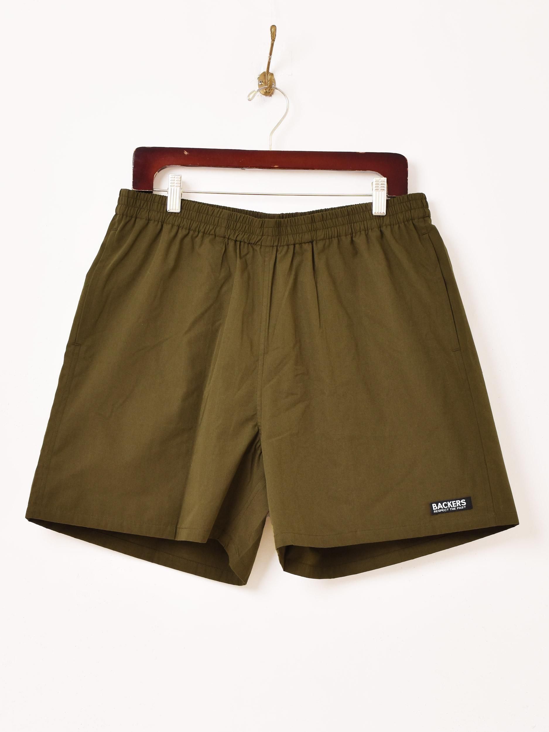 Backersロゴ イージーショートパンツ | グレー - 古着屋 Backersロゴ イージーショートパンツ | グレー - 古着屋