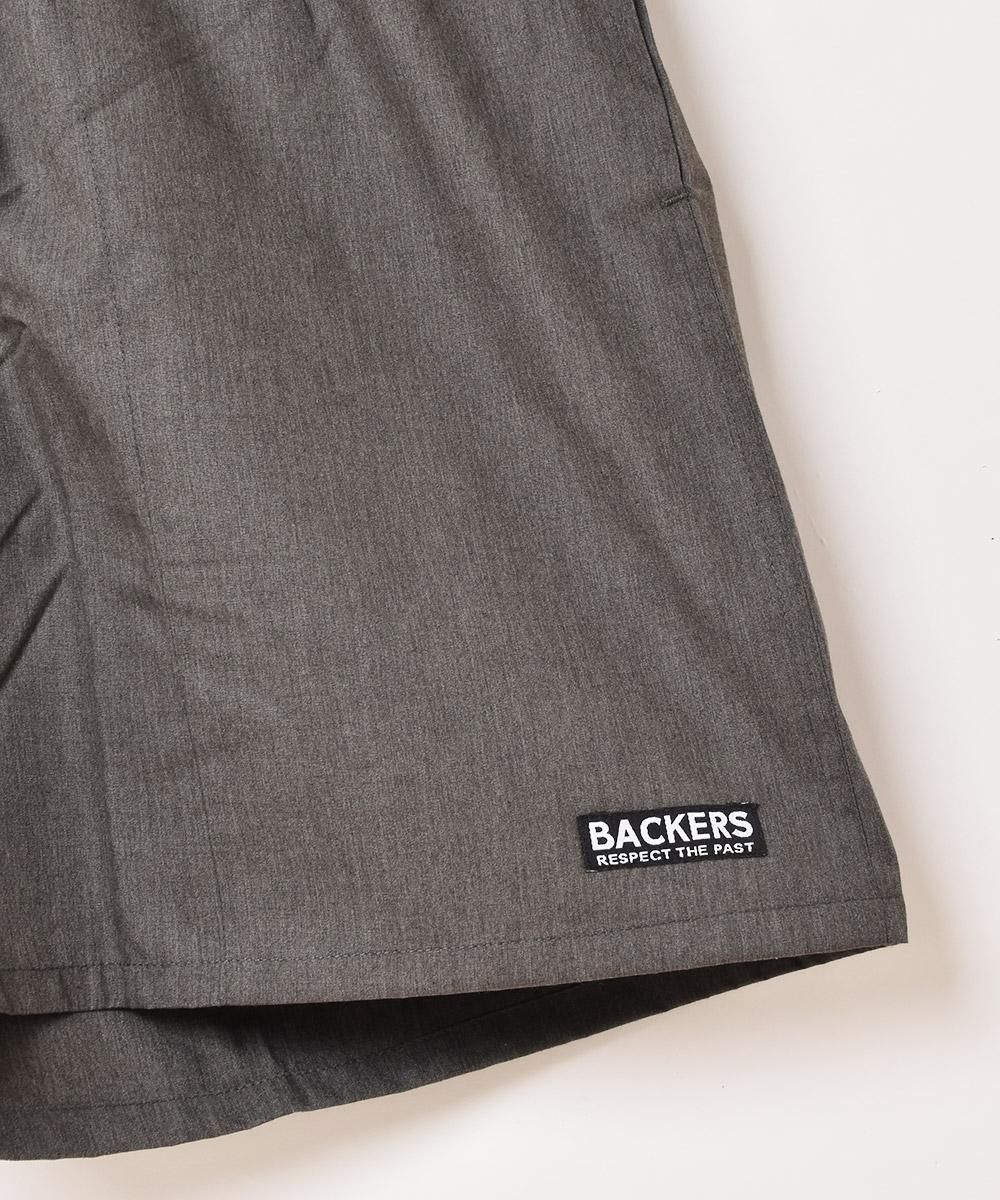 Backersロゴ イージーショートパンツ | グレー - 古着屋 Backersロゴ イージーショートパンツ | グレー - 古着屋
