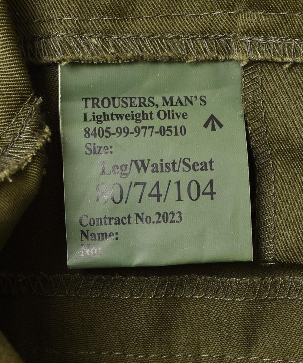 2色展開】イギリス軍 ライトウェイト ファティーグ パンツ オリーブ
