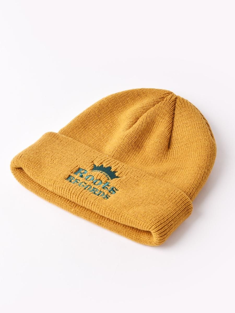 FUGA FUGA 戴い ニット帽付き 刺繍デザインコットンニット