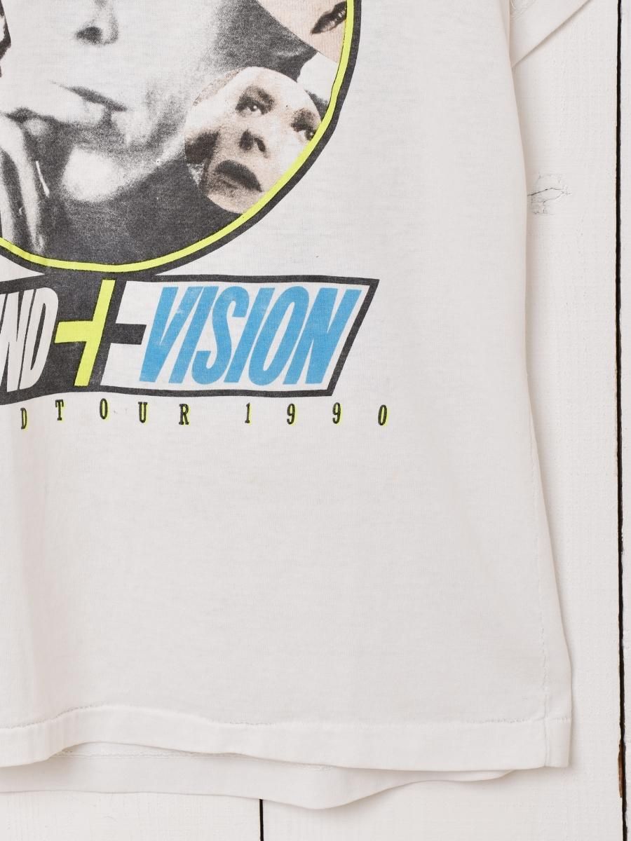 1990 David Bowie SOUND VISION ツアーTシャツ - 古着屋 1990 David Bowie SOUND VISION ツアーTシャツ - 古着屋