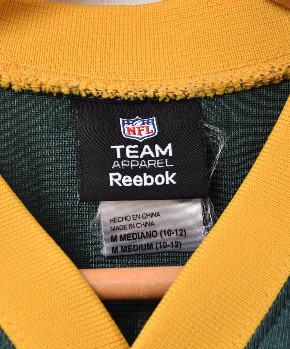超希少【NFL】リーボック グリーンベイ パッカーズ チーム刺繍 ゲームシャツ Reebok NFL GREENBAY PACKERS game shirt | 古着屋 grin days