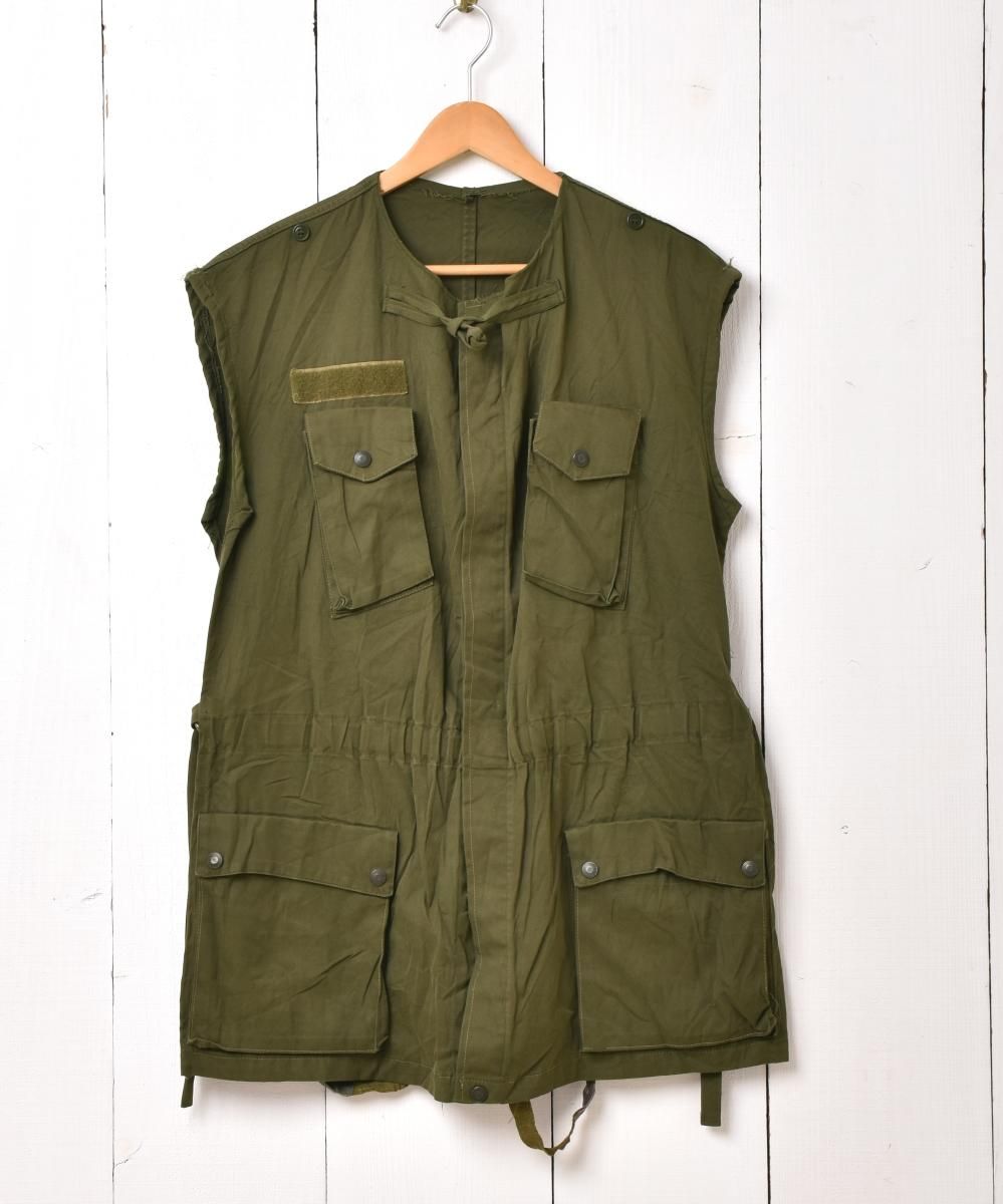 古着 メンズ ベストvintage vest とち カーキ ミリタリー 古着 メンズ ベストvintage vest とち カーキ ミリタリー
