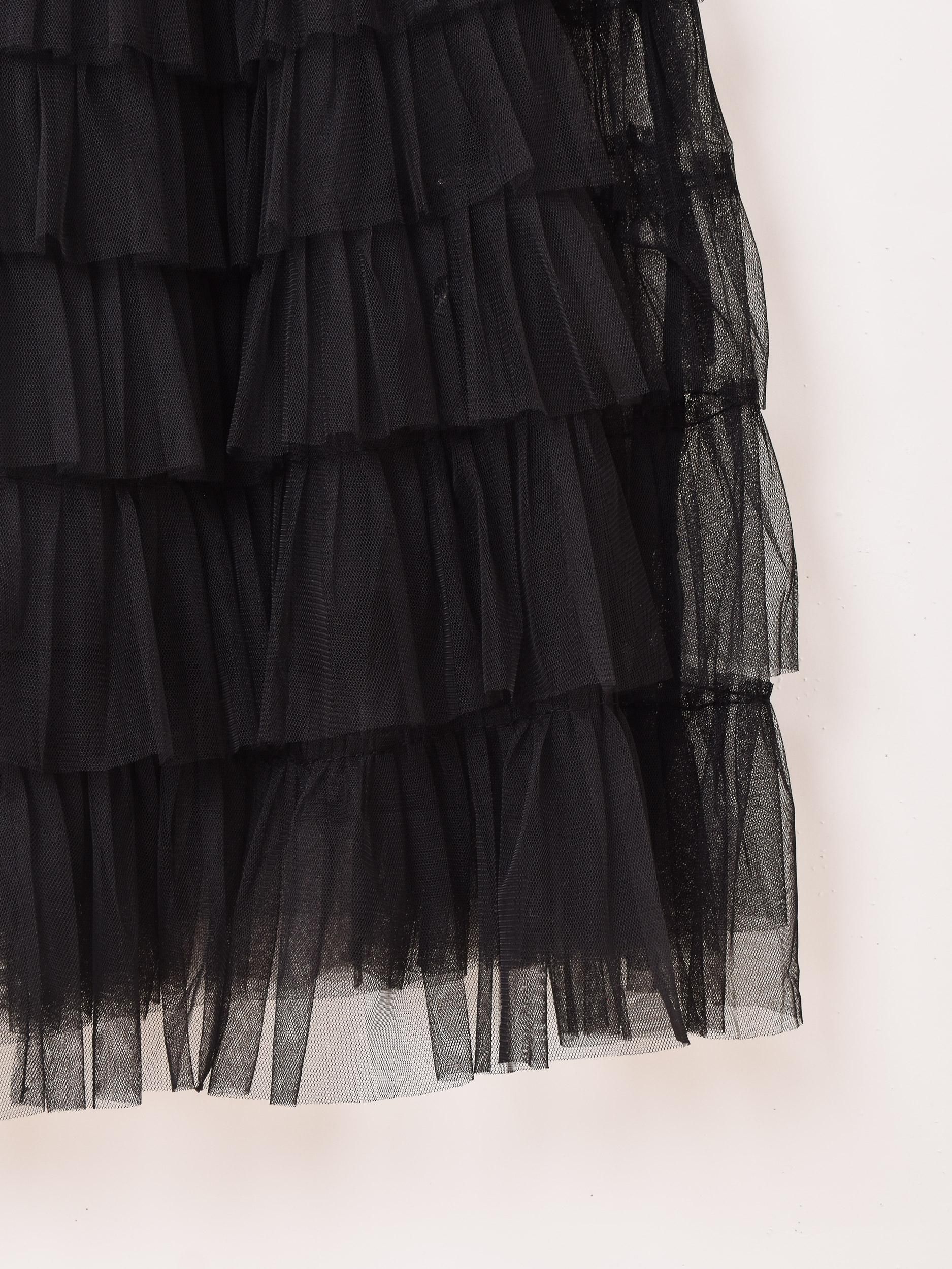 2色展開】「Meridian」チュール フリル ティアードスカート