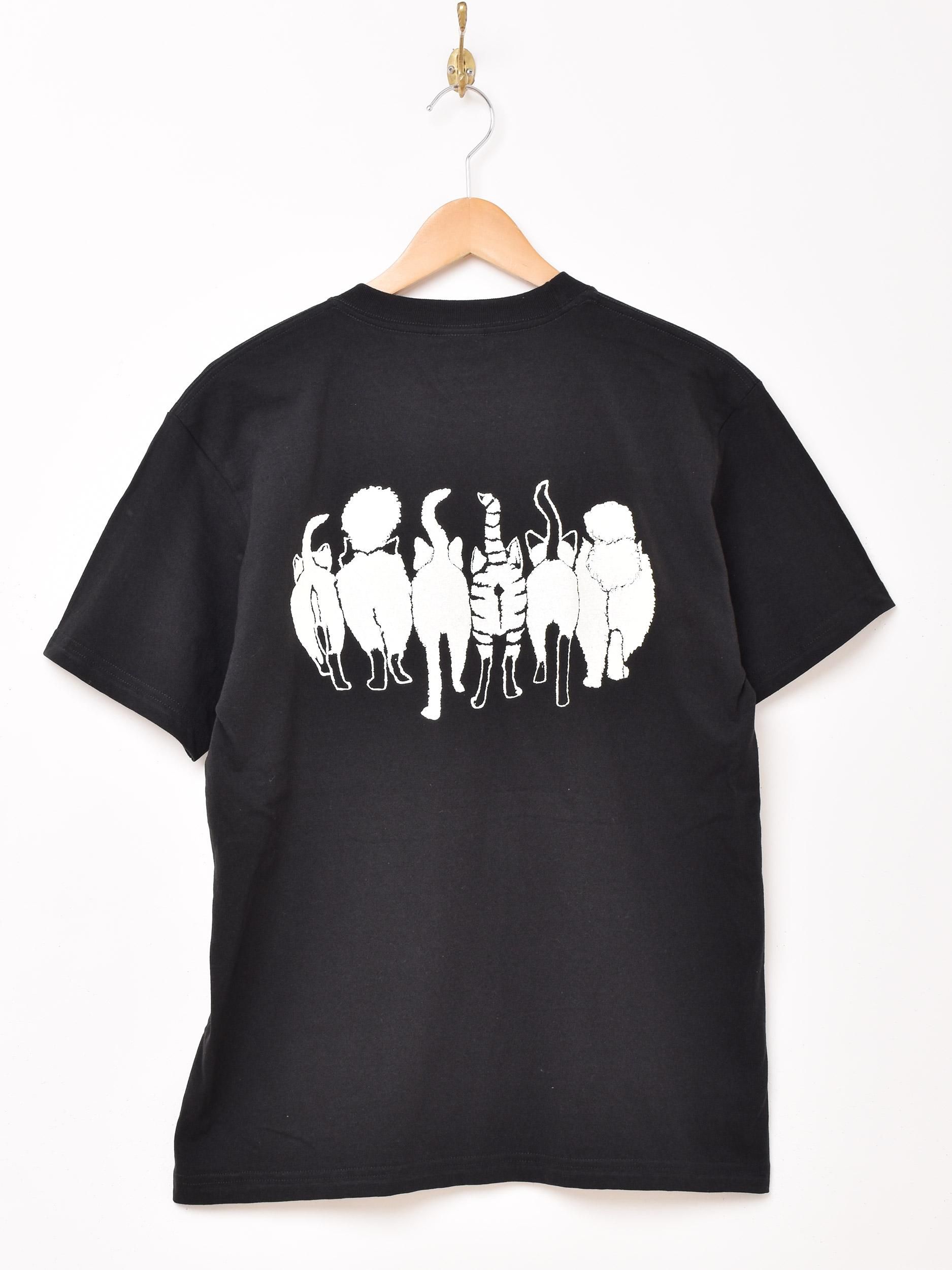 ねこ　プリントTシャツ ねこプリントTシャツ【洗濯機洗い可】（2002506886