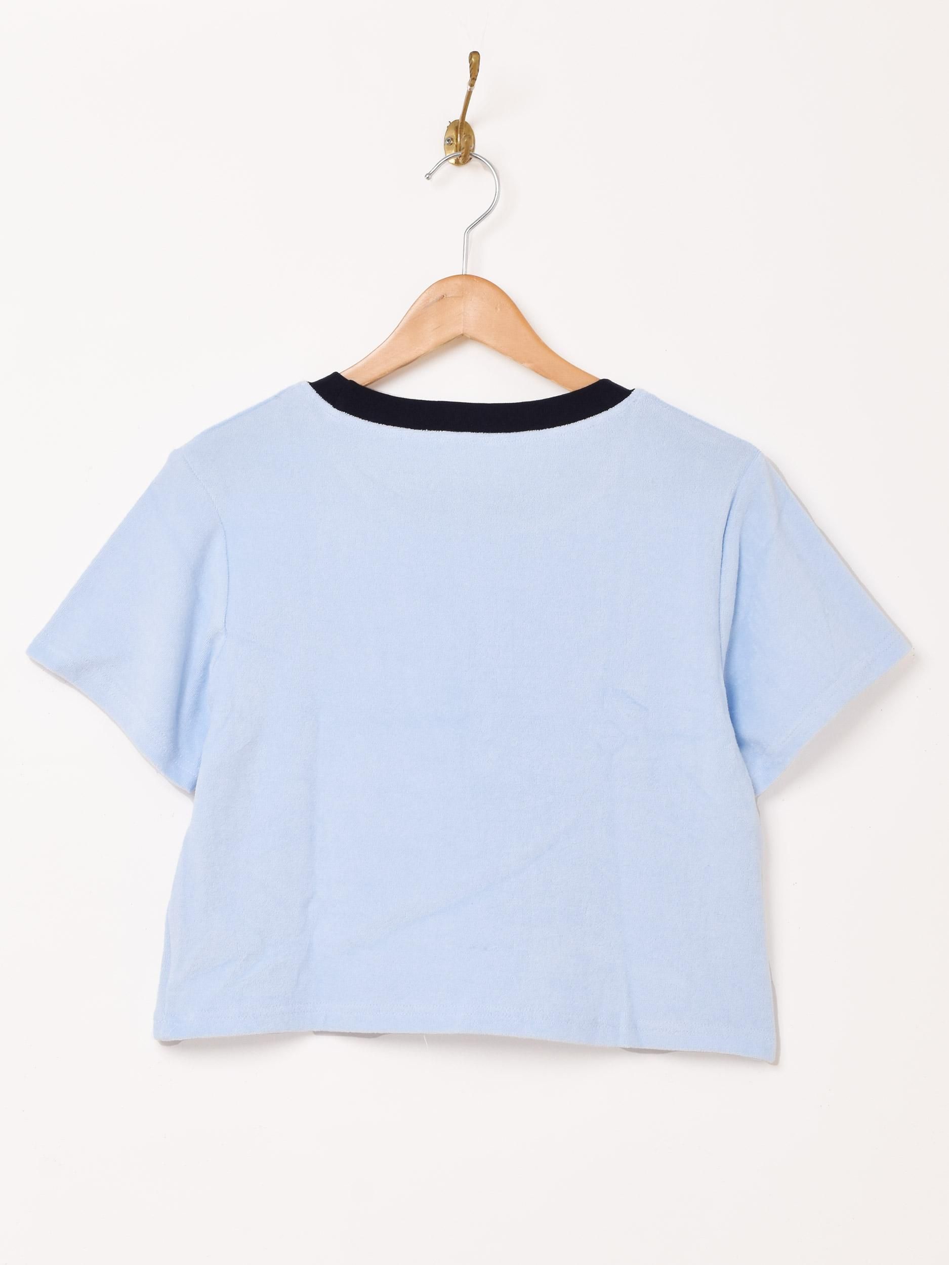 4色展開】「Meridian」ワンポイント刺繍 パイル生地 Tシャツ