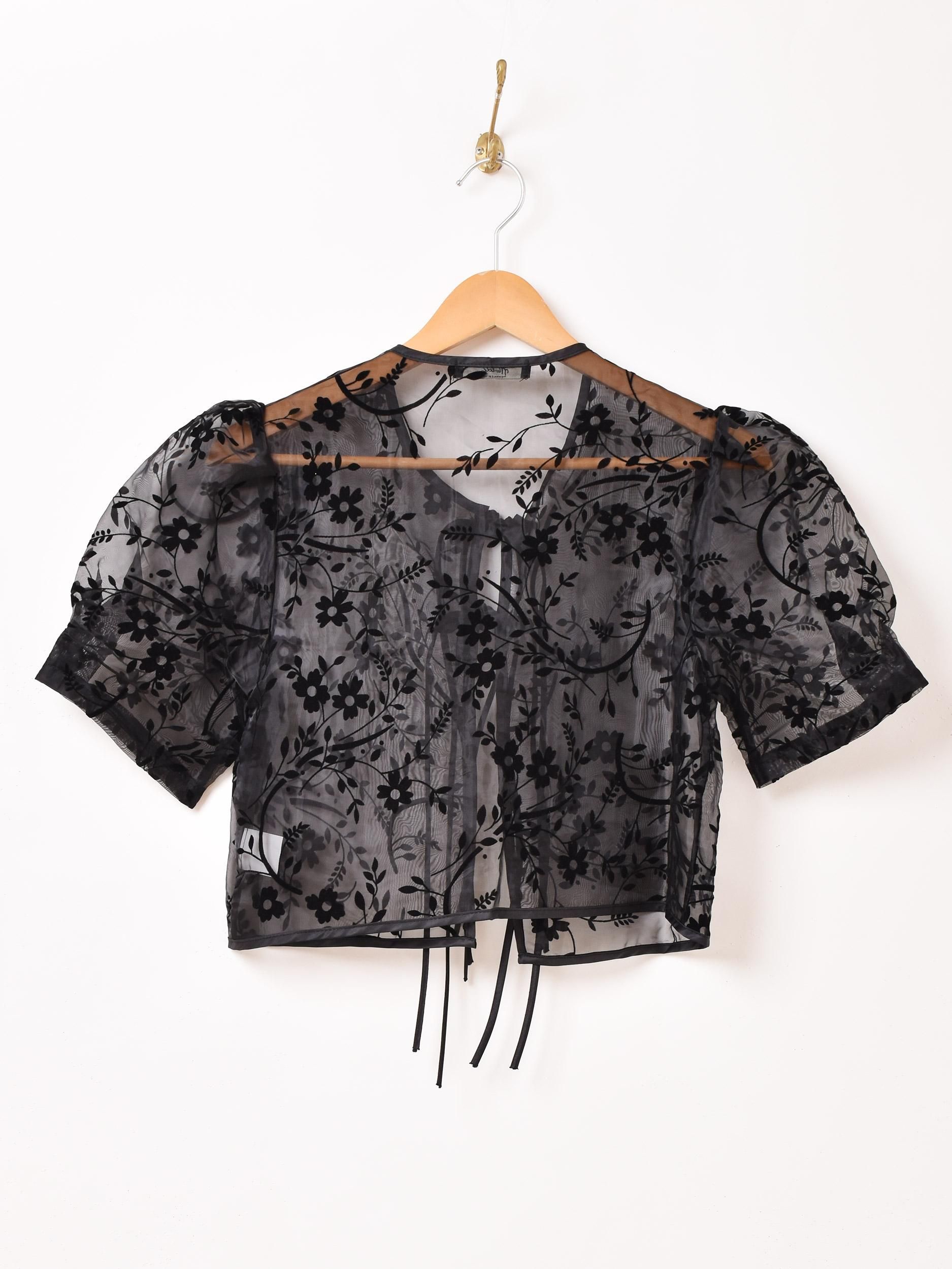 ❇️Zimmermannジマーマン25秋新作ブラック花柄ブラウス ❇️Zimmermannジマーマン25秋新作ブラック花柄ブラウス