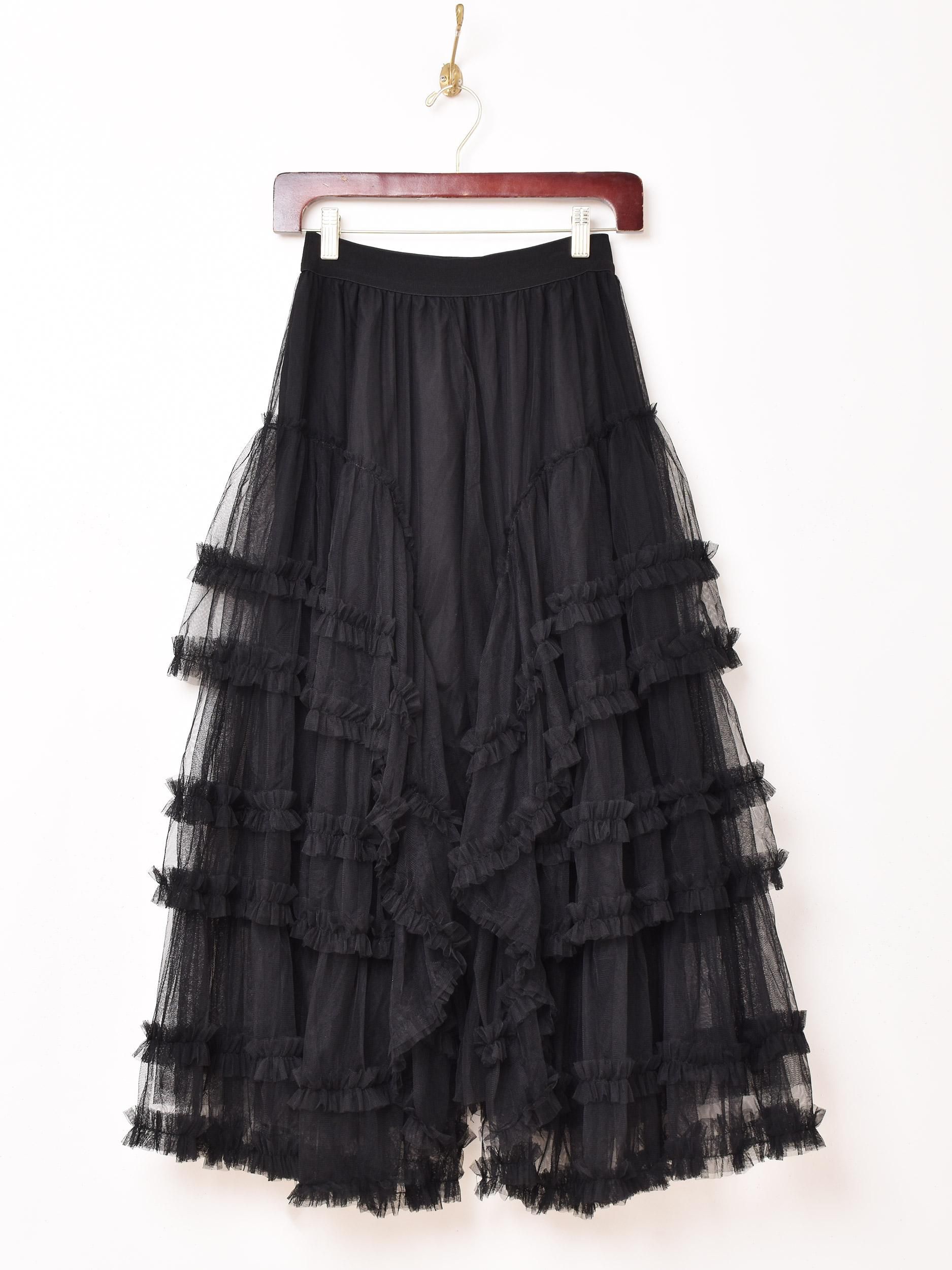 7色展開】「Meridian」チュール ボリューム フリル スカート