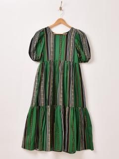 エスニック　ワンピース　タイダム族古い生地リメイク衣類　注文品　タイ製 エスニック ワンピース タイダム族古い生地リメイク衣類 注文品