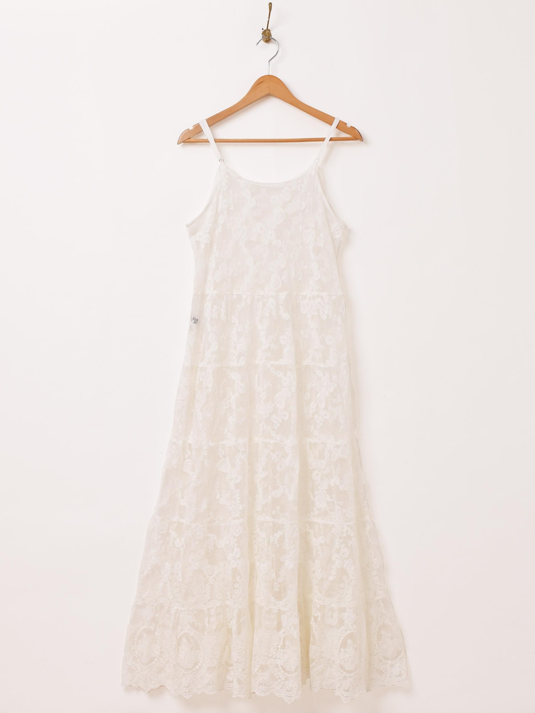 Meridian」チュールレース キャミソールワンピース - 古着屋