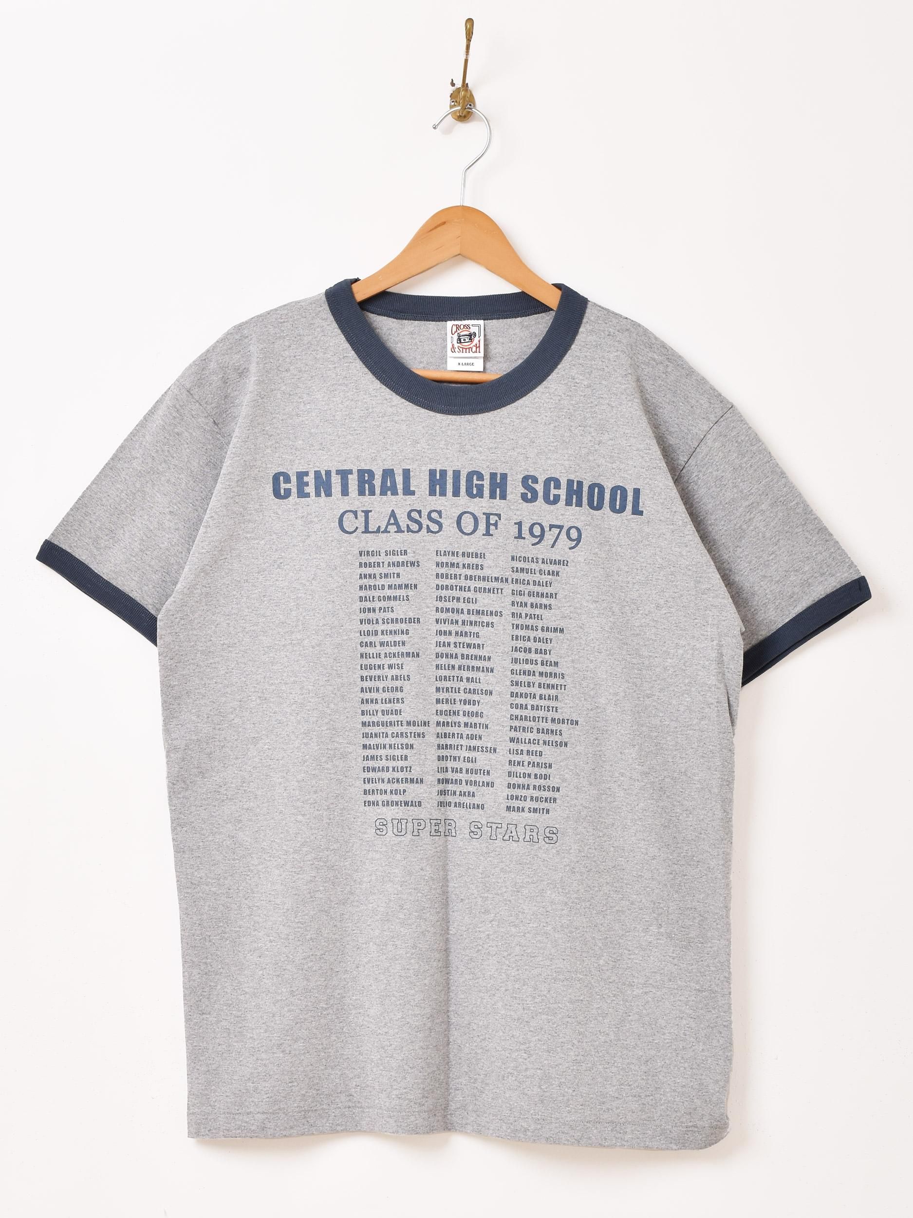 2色展開】プリント リンガーTシャツ「CLASS OF 1979」 グリーン 2色展開】プリント リンガーTシャツ「CLASS OF 1979」 グリーン